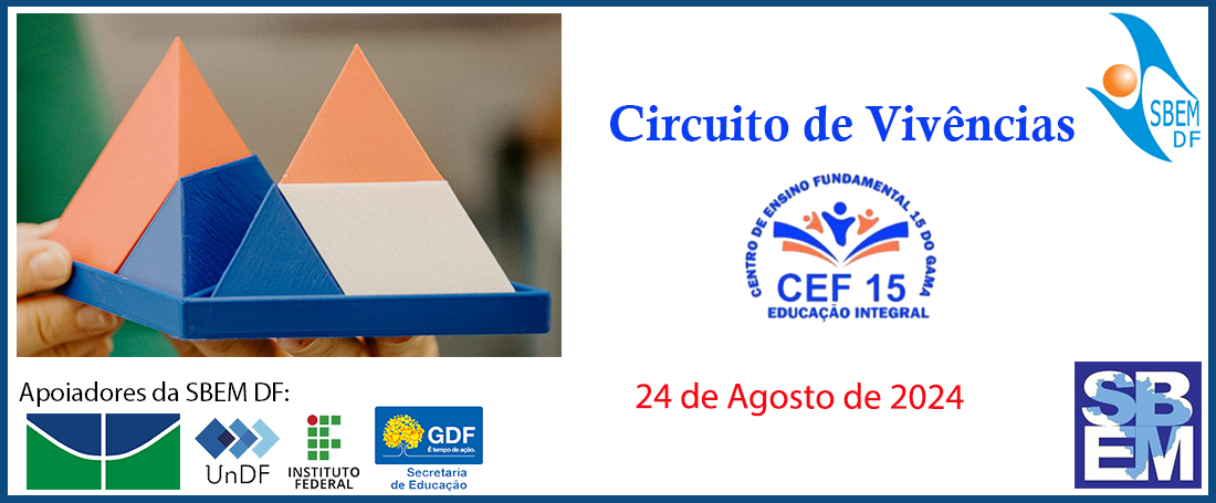 Venha mostrar para os alunos do CEF 15 do Gama o quão divertido pode ser a Matemática